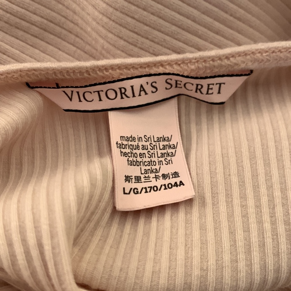 Victoria’s Secret Soft Ribbed Ribboned Body Suit Large - Picture 11 of 12